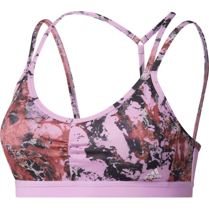 Adidas Yoga Essentials Studio Light-Support Allover Print Sports Bra ... Yoga Essentials: Gear for Your Practice